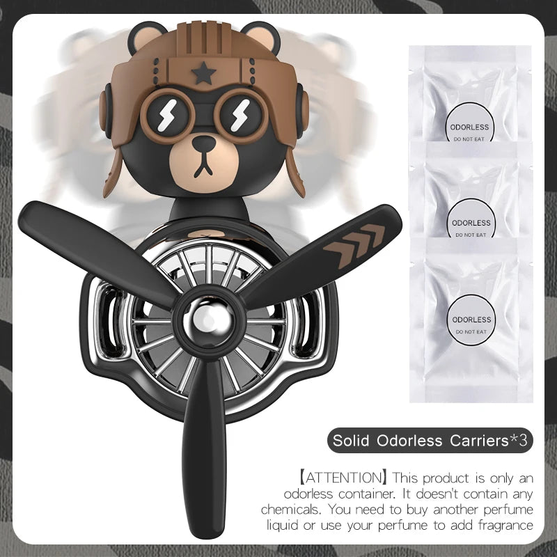 Pilot Bear - DIY car perfume diffuser