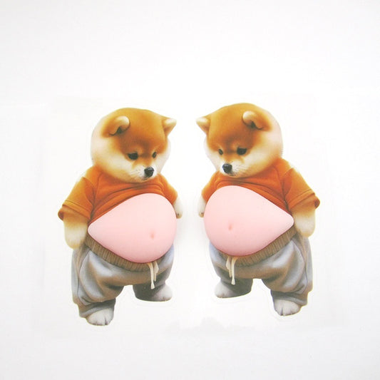 π¦Shiba Soft Silicone With A Big Belly Anti-Collision Wall Protector