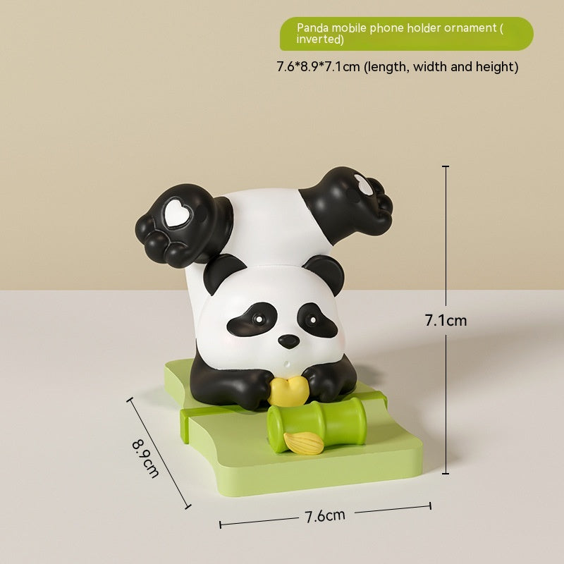 🐼📱 Cute Panda Phone Stand – Desktop Holder for Phones & Small Tablets
