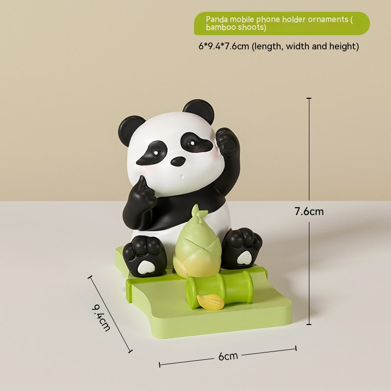 🐼📱 Cute Panda Phone Stand – Desktop Holder for Phones & Small Tablets