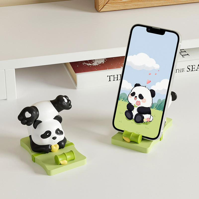 🐼📱 Cute Panda Phone Stand – Desktop Holder for Phones & Small Tablets