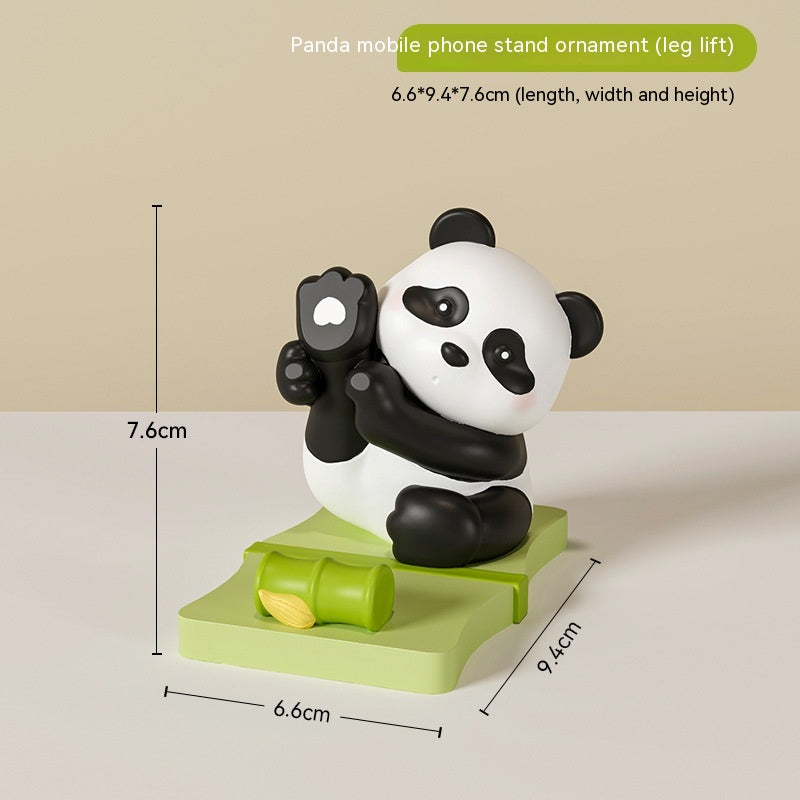 🐼📱 Cute Panda Phone Stand – Desktop Holder for Phones & Small Tablets