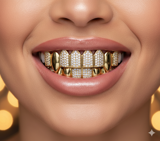 Top&Bottom Charm Grillz - Copper