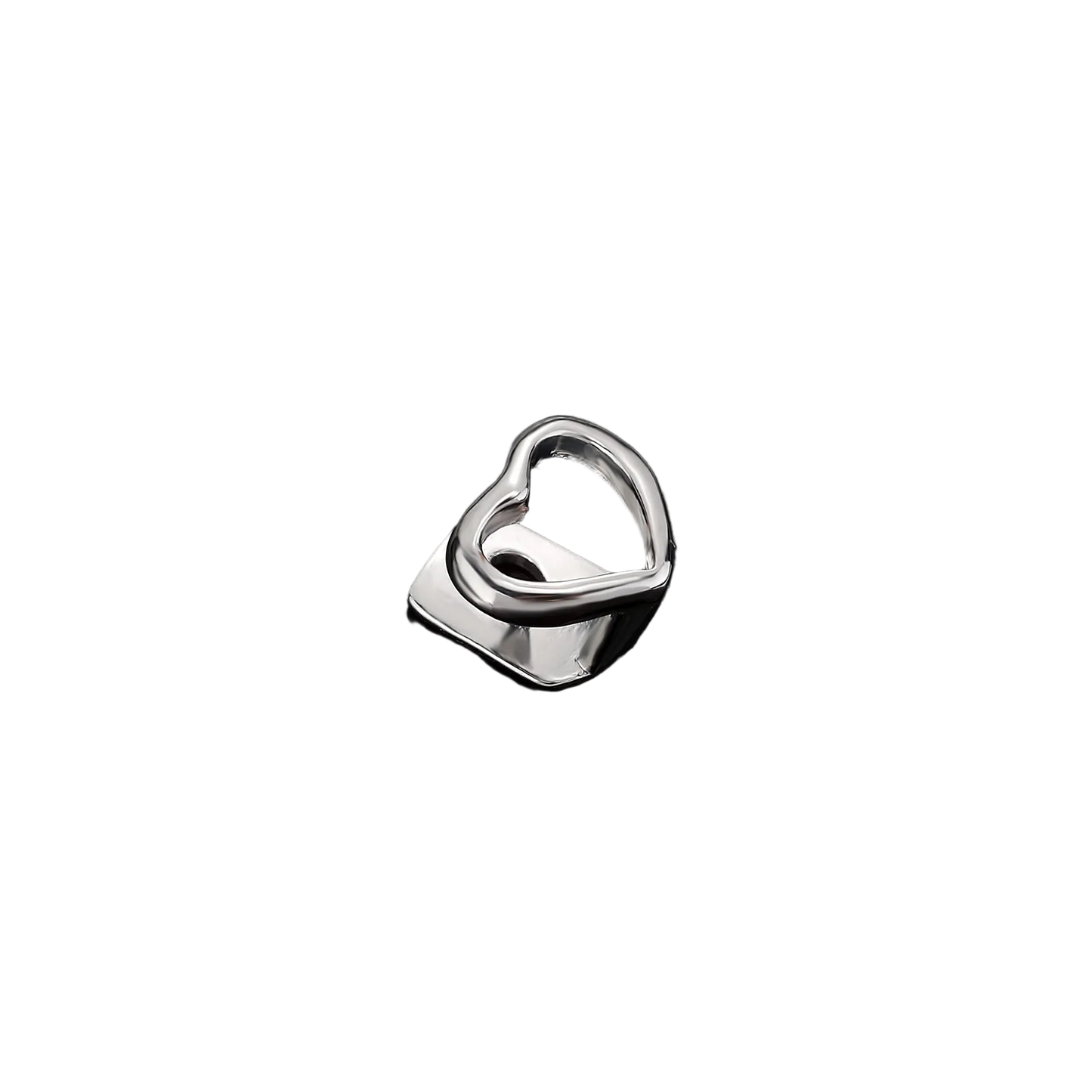 Lovely Hollow Star Heart - Copper