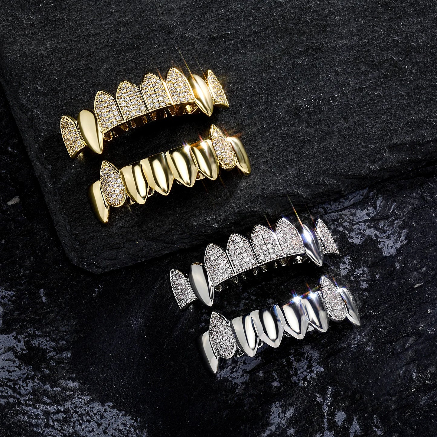 Top&Bottom Charm Grillz - Copper