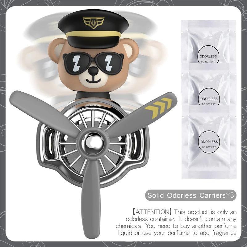Pilot Bear - DIY car perfume diffuser
