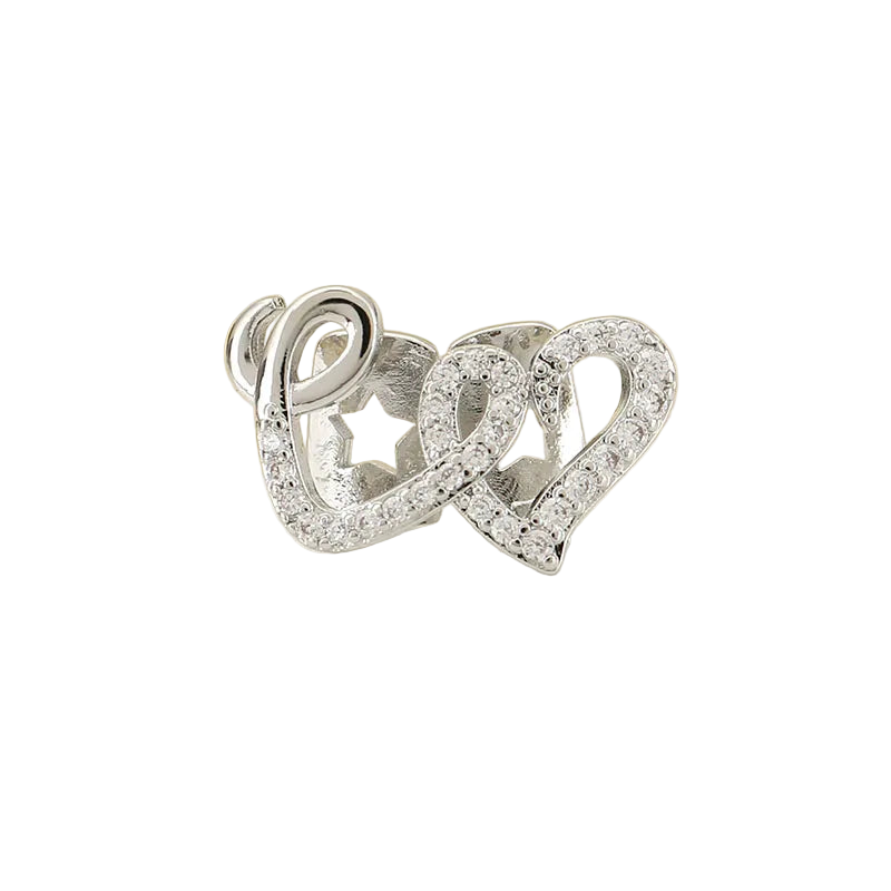 Double Heart - Copper