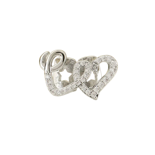 Double Heart - Copper