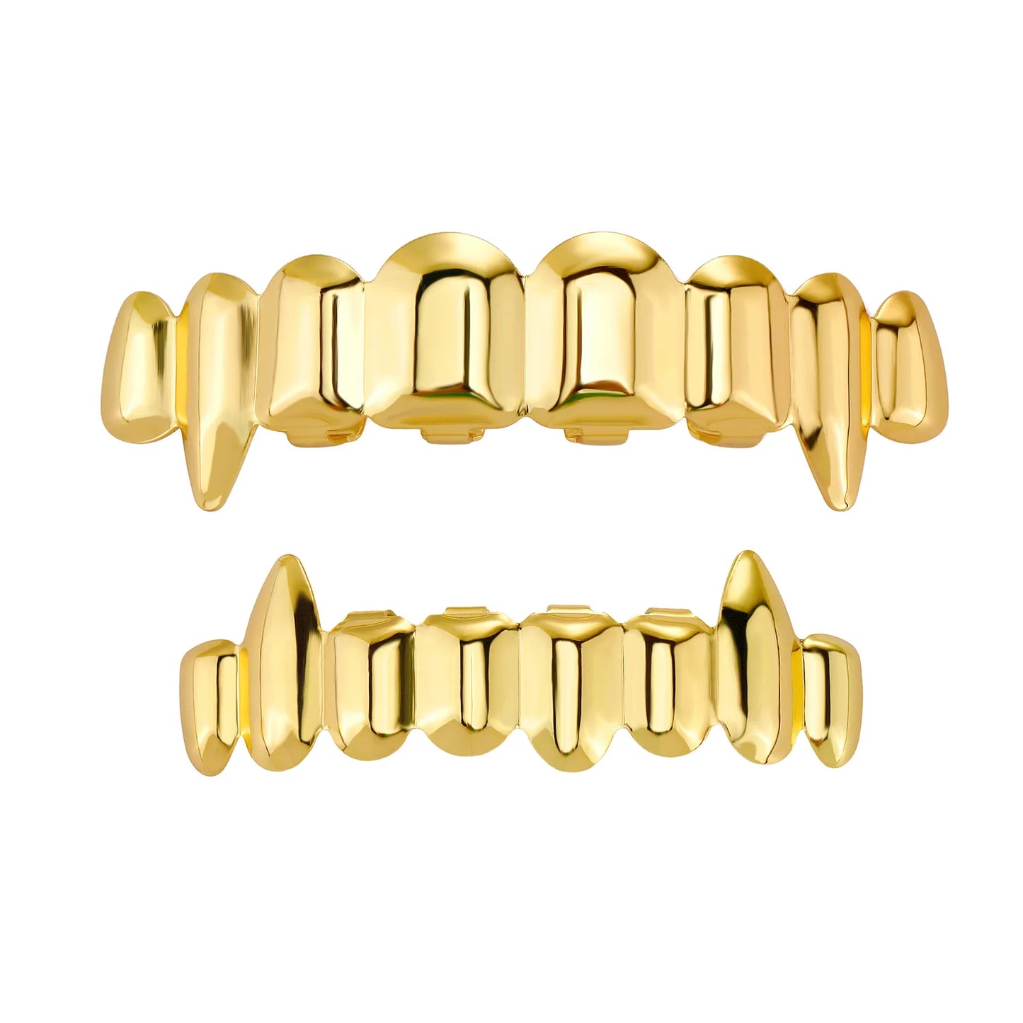 Vampire Fangs Glossy For Halloween Party - Copper