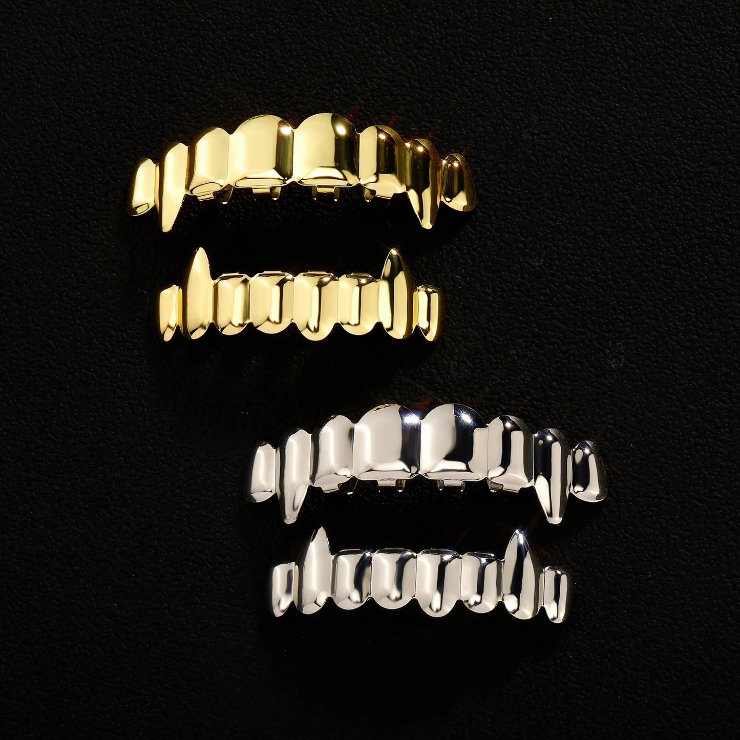 Vampire Fangs Glossy For Halloween Party - Copper