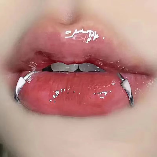 Fake Piercing Lip Ring - Stainless Steel