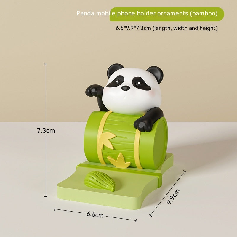 🐼📱 Cute Panda Phone Stand – Desktop Holder for Phones & Small Tablets
